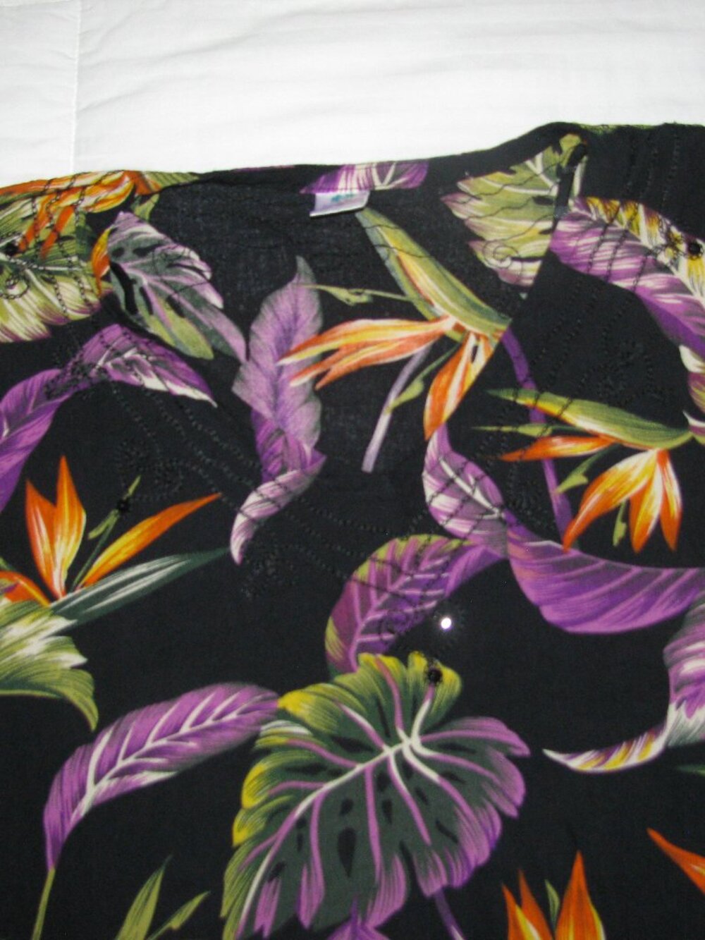 RAYON BEACH COVER - UP - ISLAND PLANET - KAFTAN - HAWAIIN PRINT